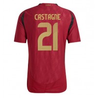 Belgium Timothy Castagne #21 Replica Home Shirt Euro 2024 Short Sleeve